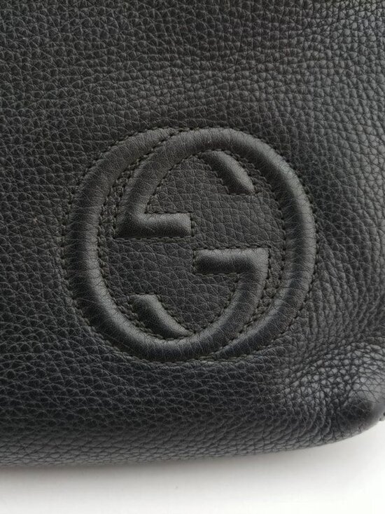 Gucci Interlocking Soho Messenger Black Leather Belt main image 11